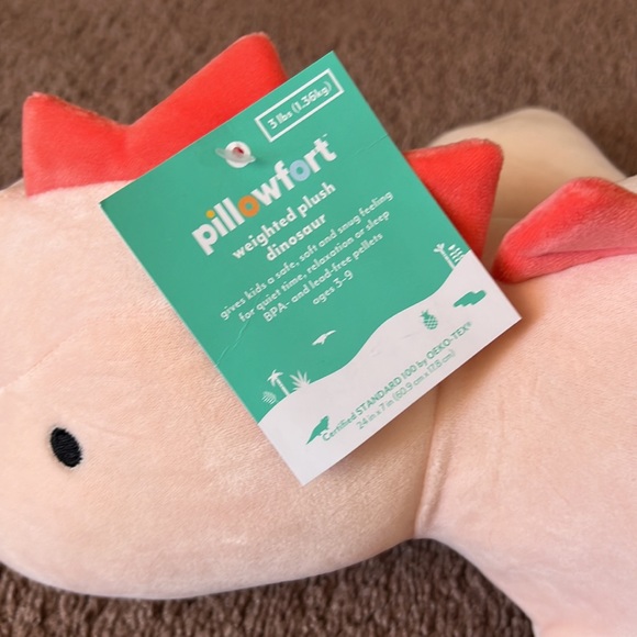 Pillowfort Toys Nwt Pillowfort Weighted Plush Dinosaur Poshmark